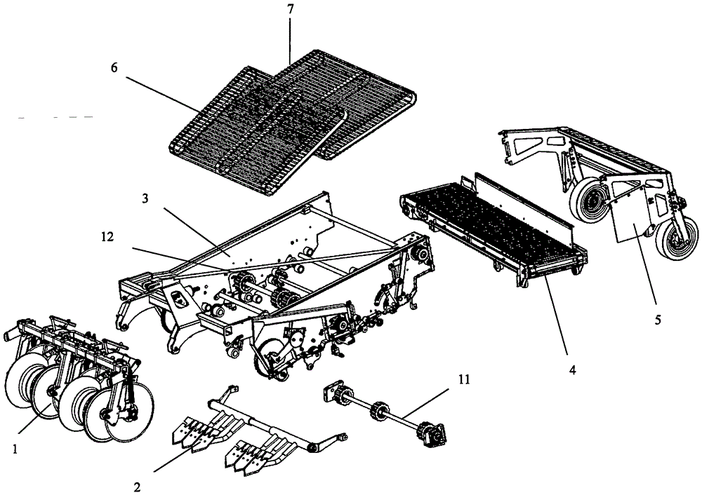 A Potato Harvester Capable of Side Conveying