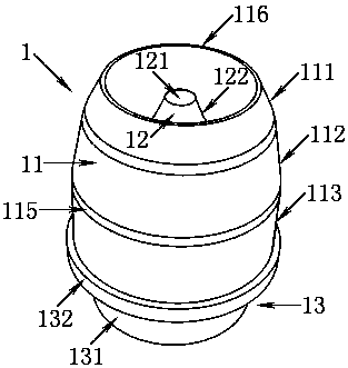 A method for preventing steel spring from breaking and concave vertical stopper