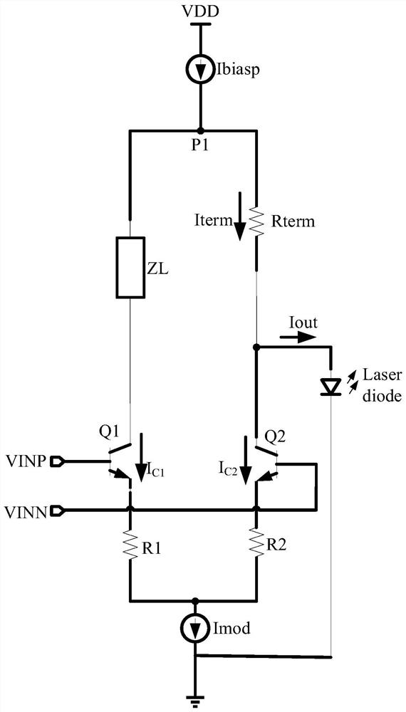 Laser driving open circuit detection method and detection circuit