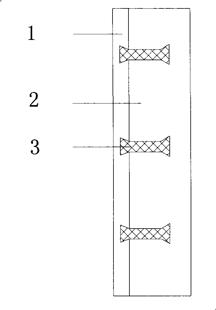 Molded composite board with improved firmness and preparation method thereof