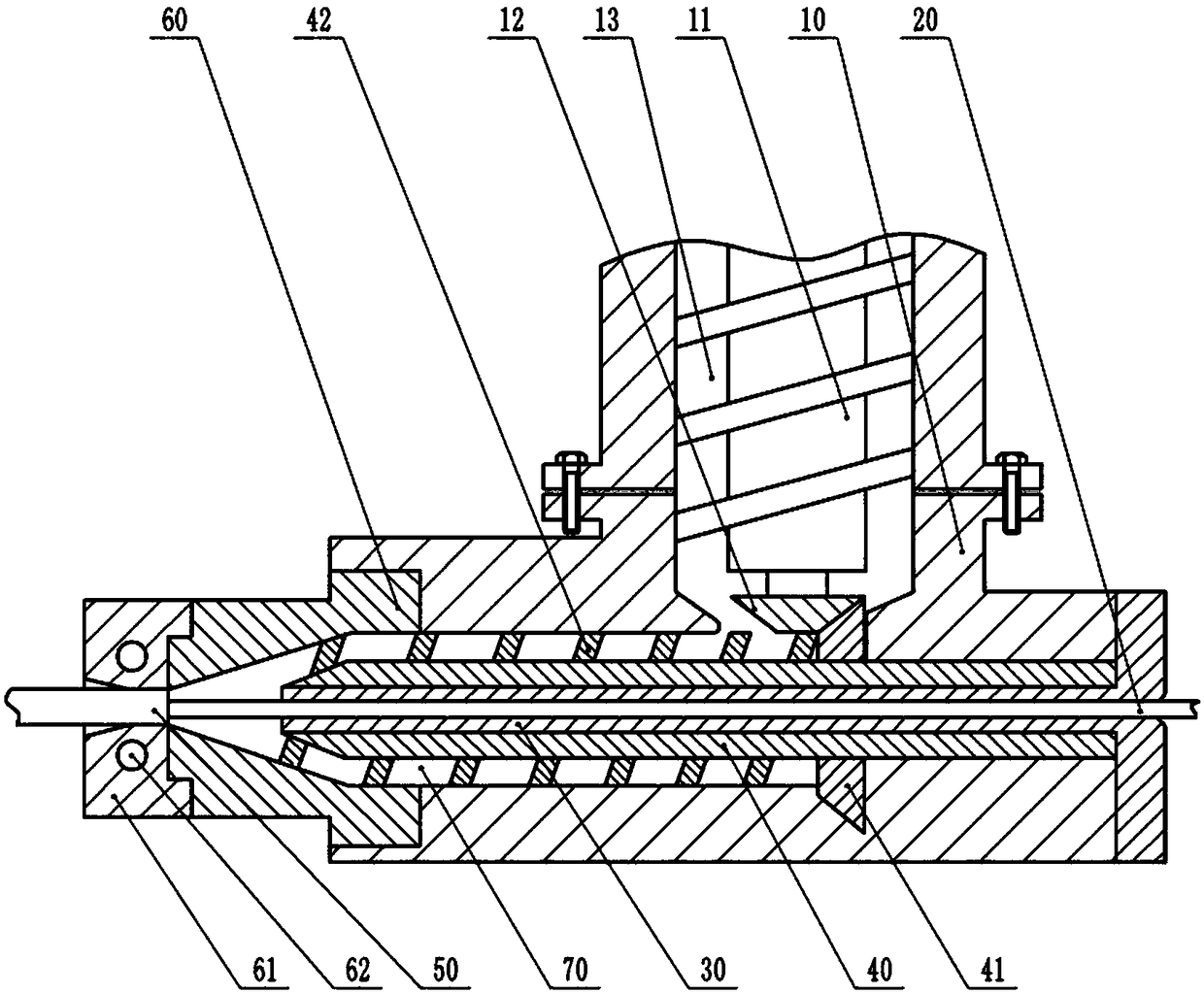 Grid composite fiber