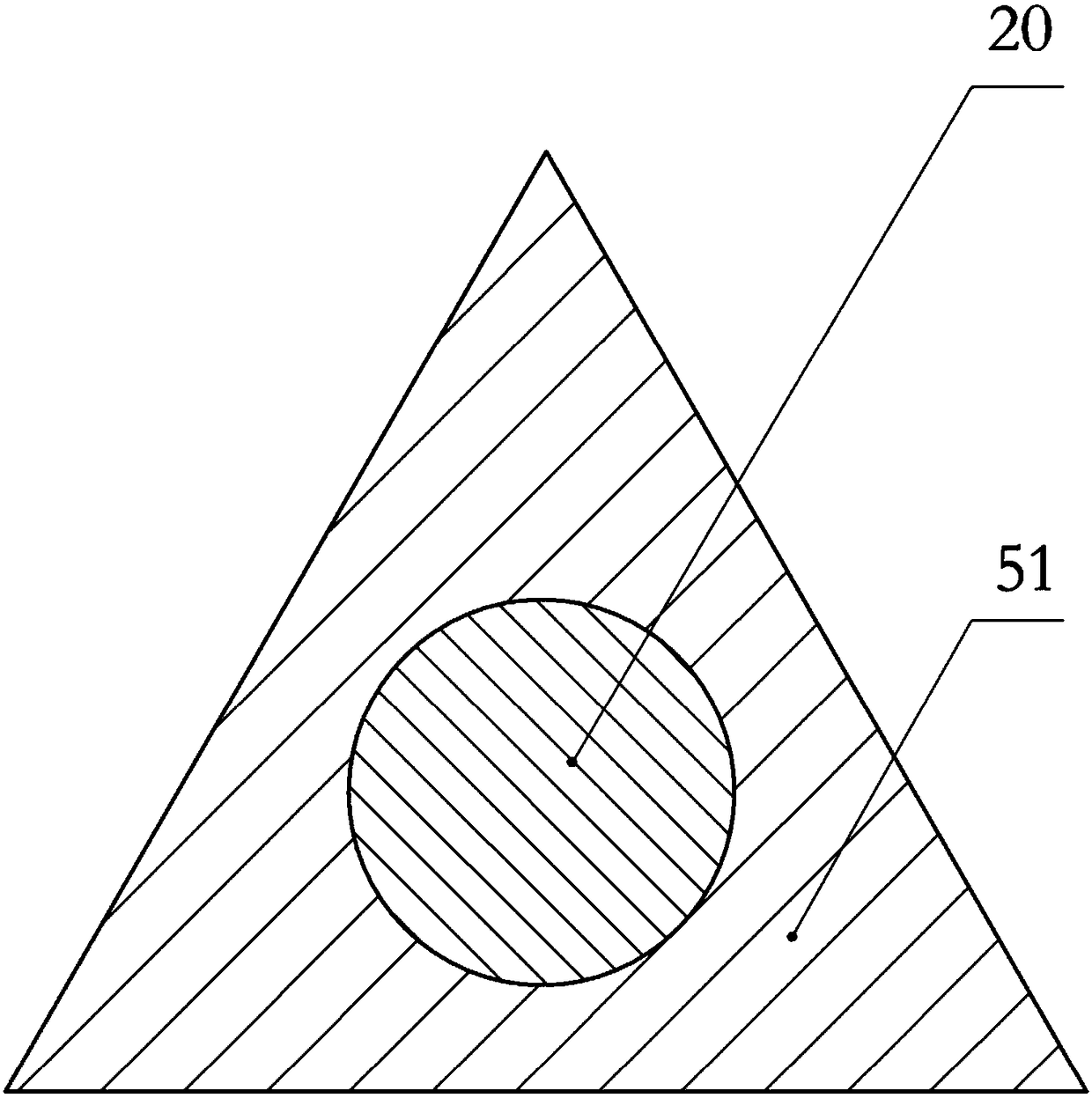 Grid composite fiber