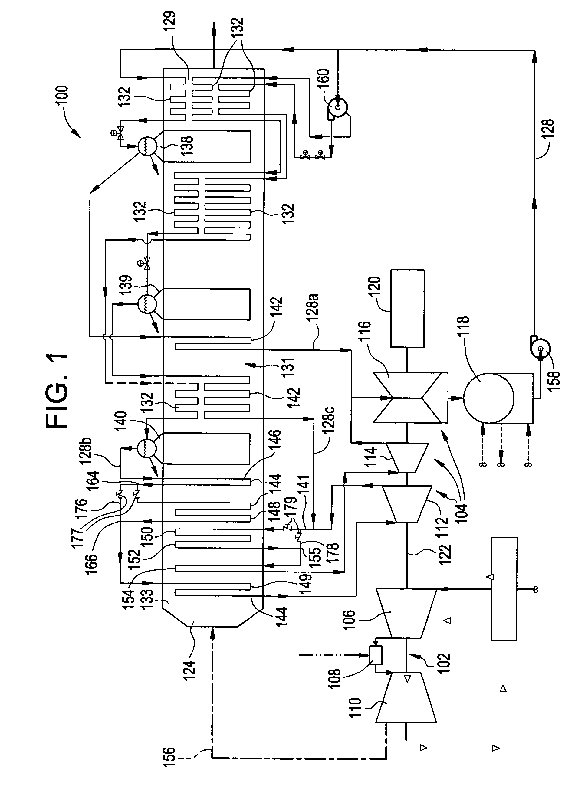 System for controlling steam temperature