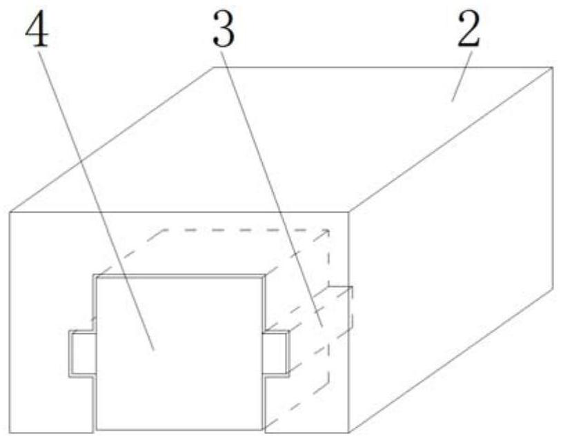 Strip material positioning device used for processing different sizes of annealed wafers