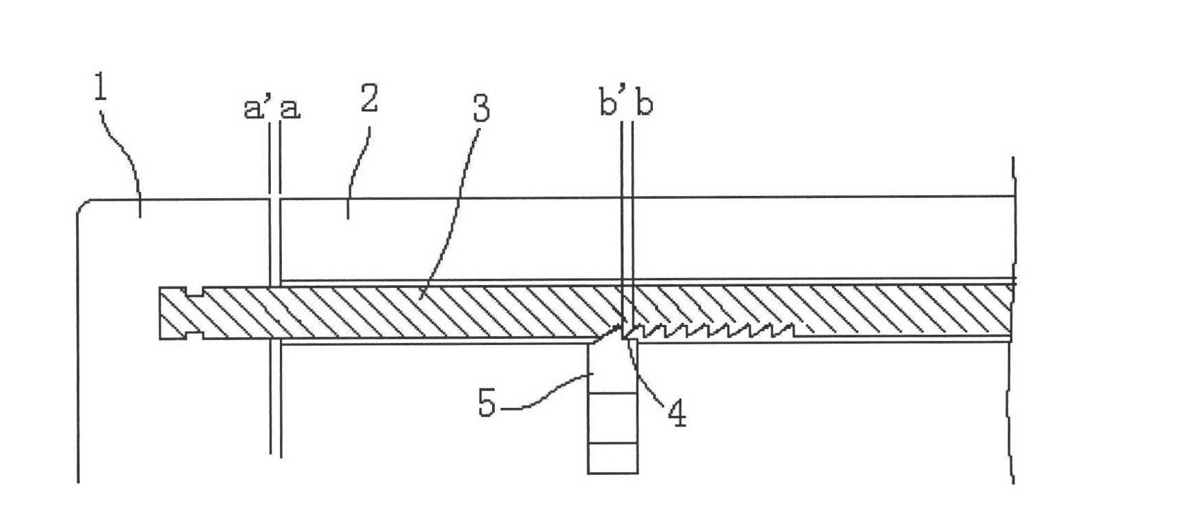 Lock rod structure of automobile steering wheel lock