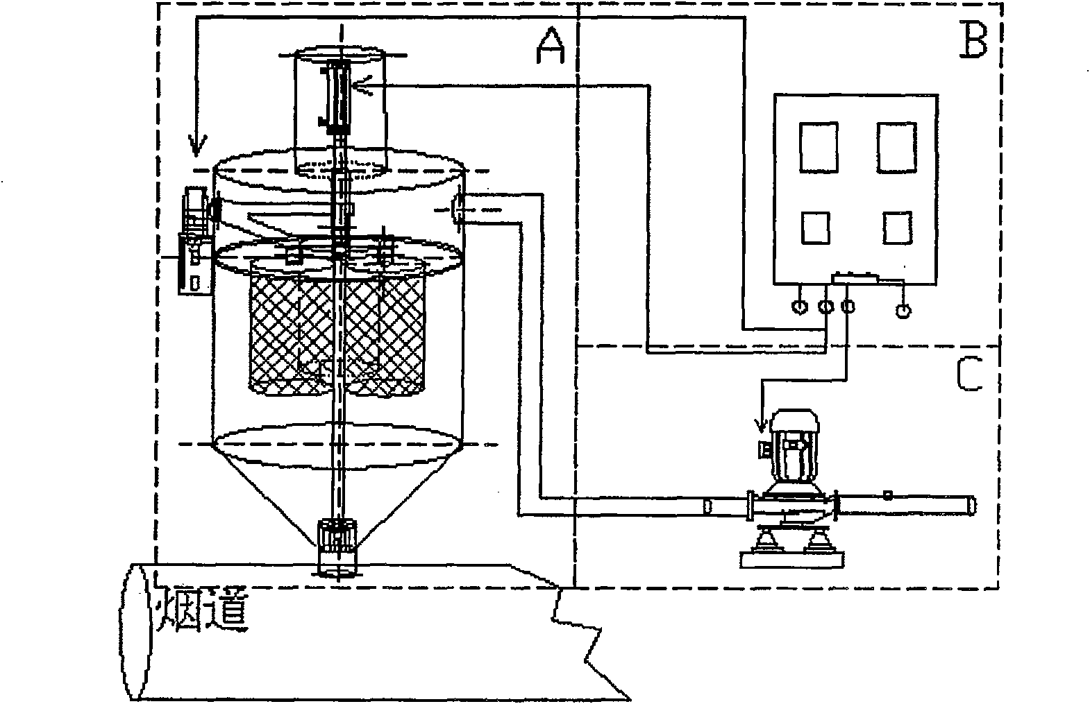 Fume emission on-line continuous detecting system sampling apparatus