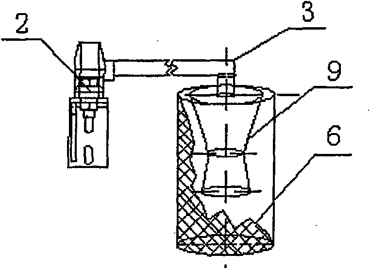 Fume emission on-line continuous detecting system sampling apparatus