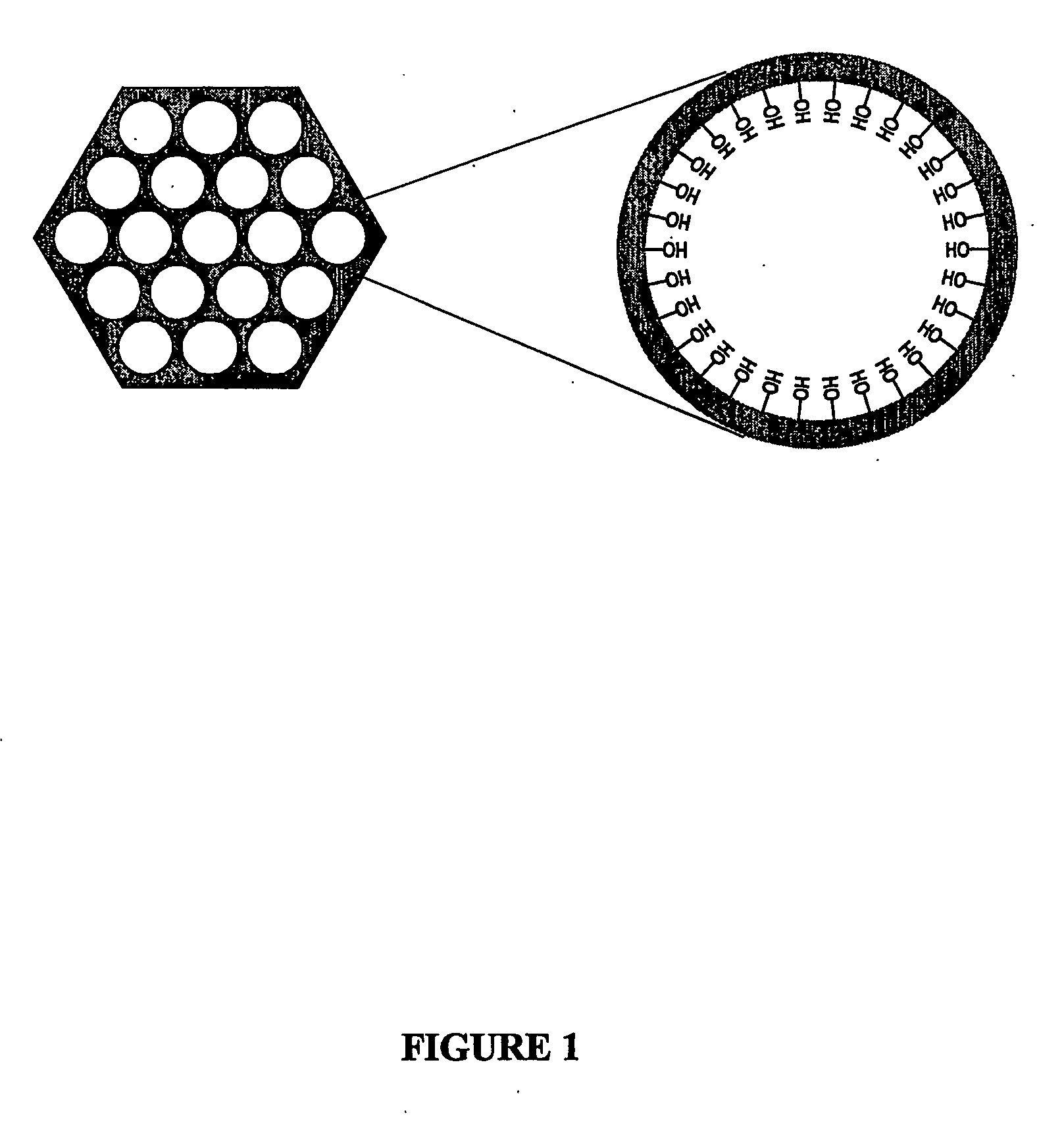 Modified adsorbent for dry scrubbing and use thereof