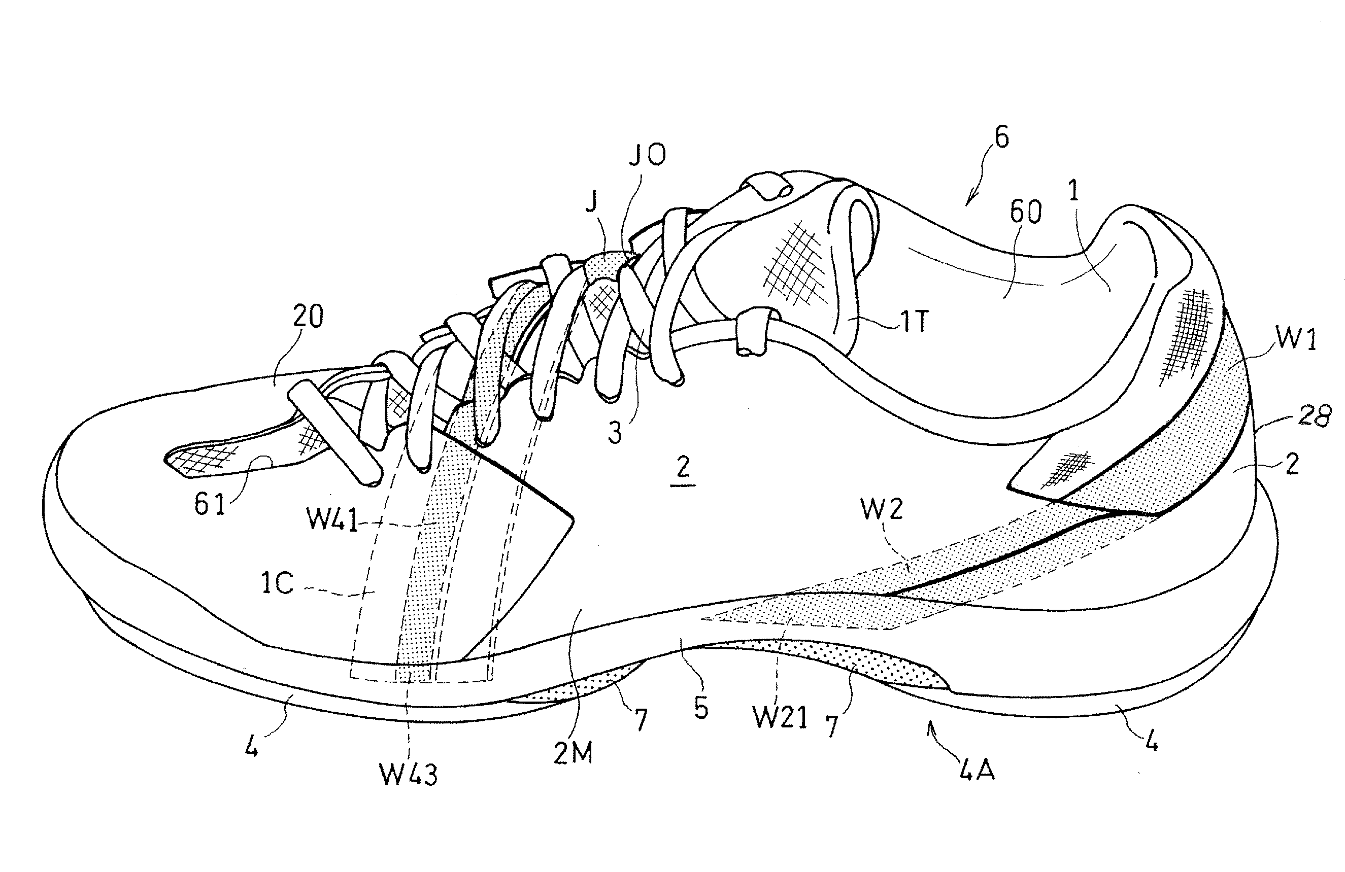 Athletic shoe