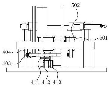 An automatic lamination device for transformer iron core