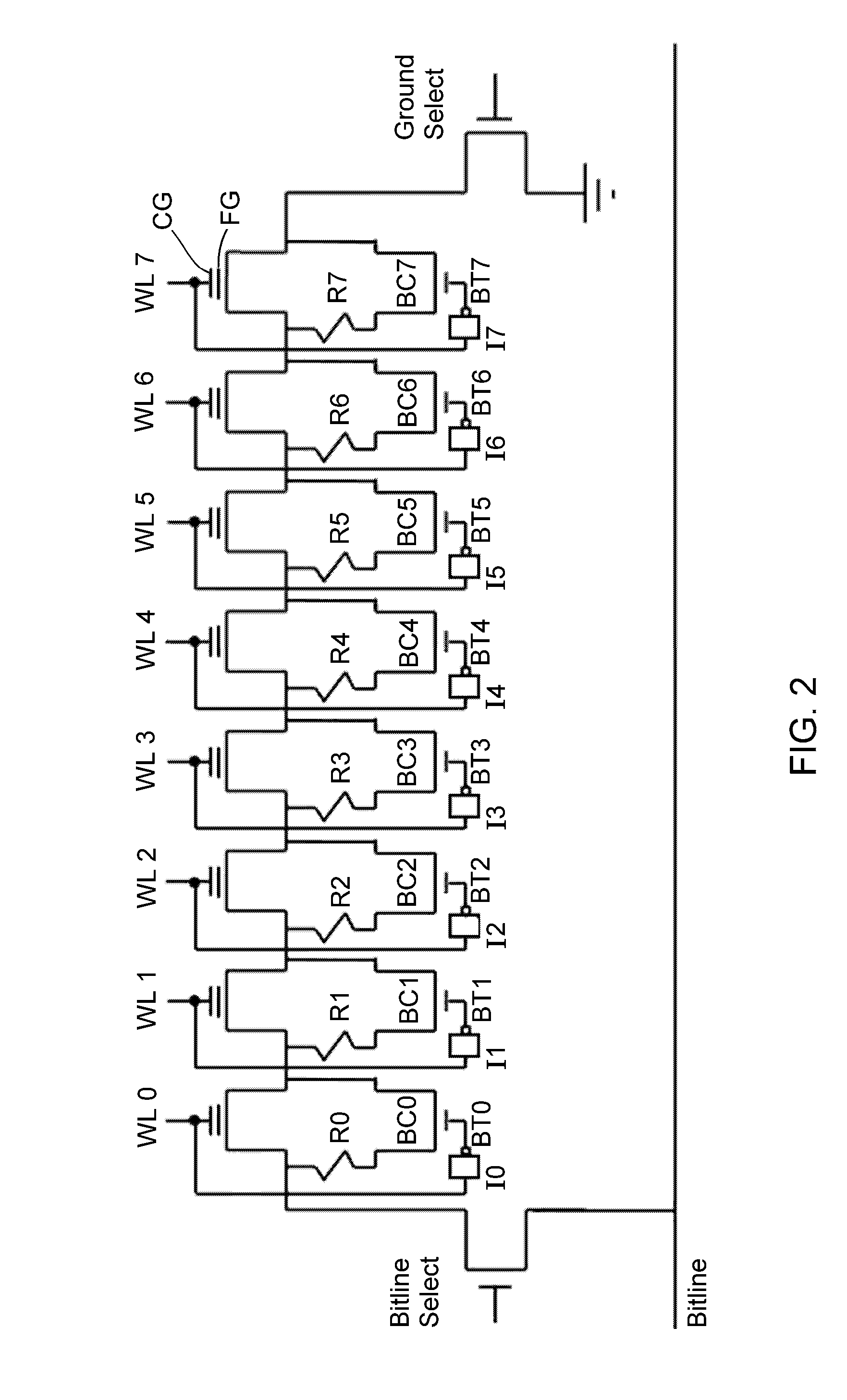 Flash memory device and method of operation