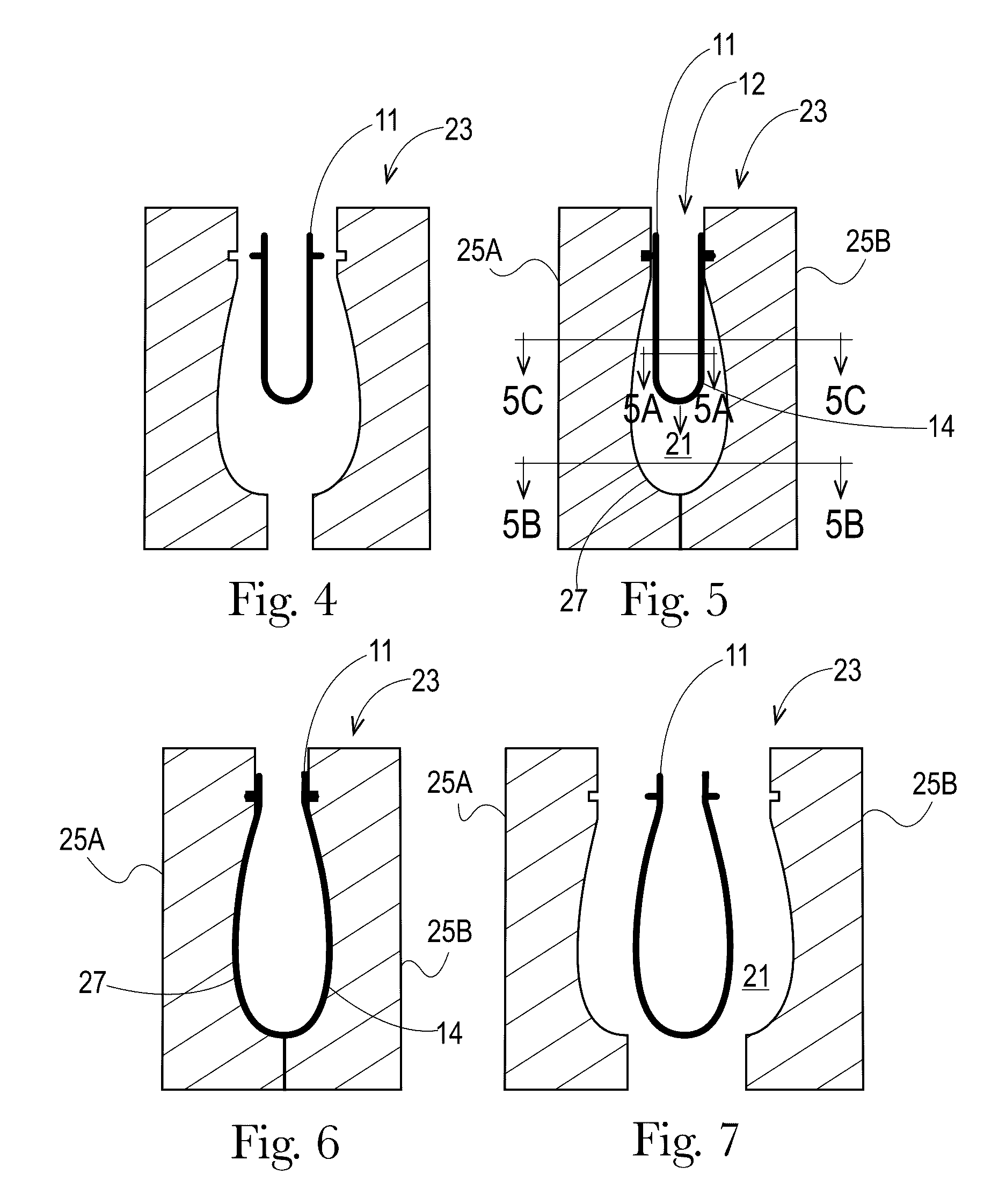 Method for producing a toothbrush having an inner cavity