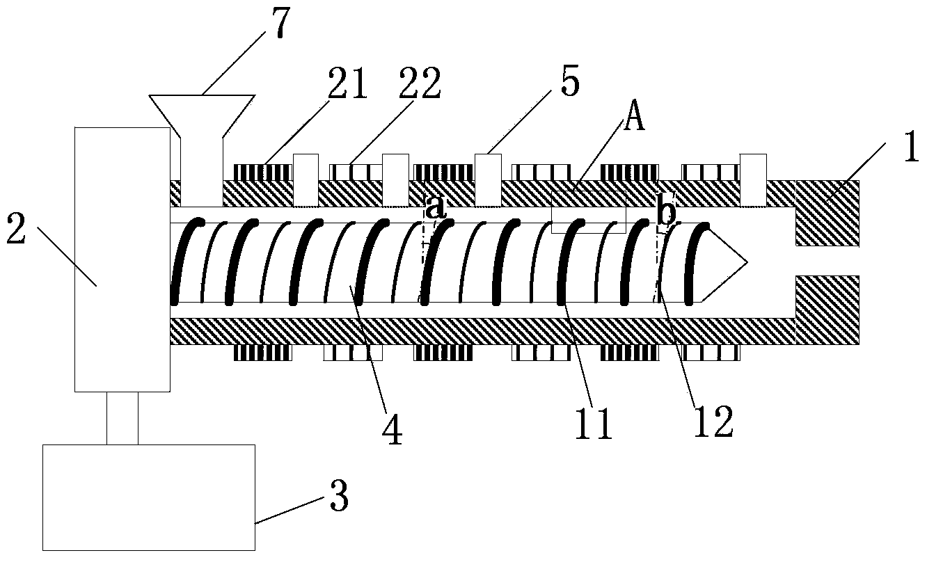 Energy-saving plastic extruder