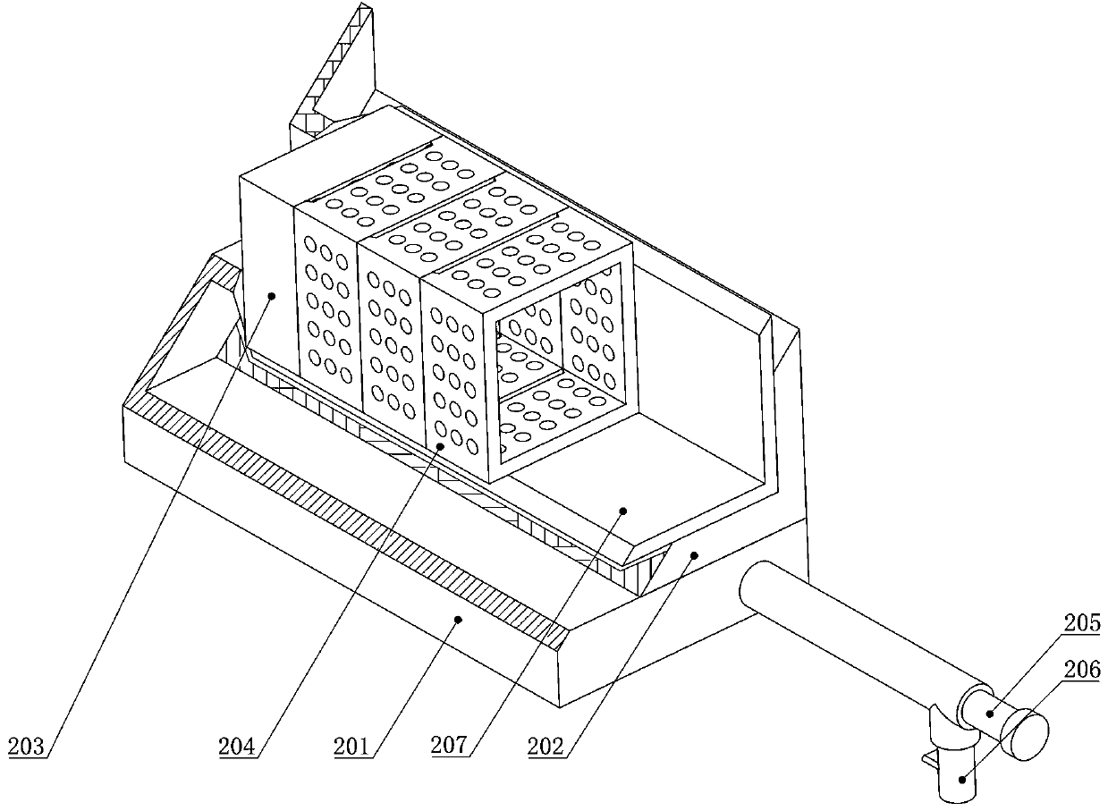 Curtain type heat storage burner for forging heating furnace