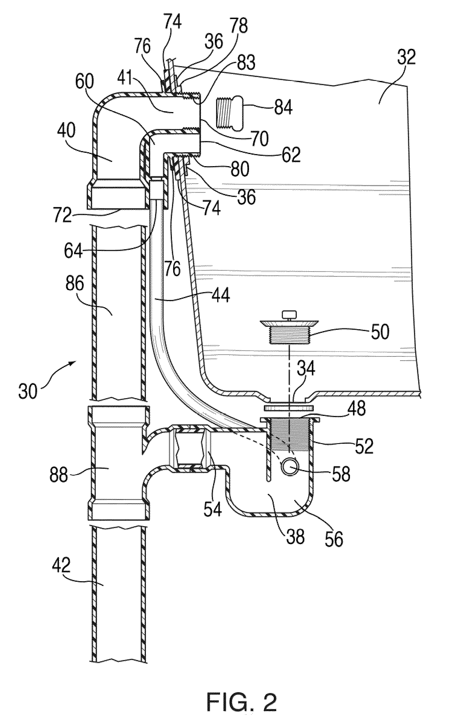 Tub drain and overflow assembly