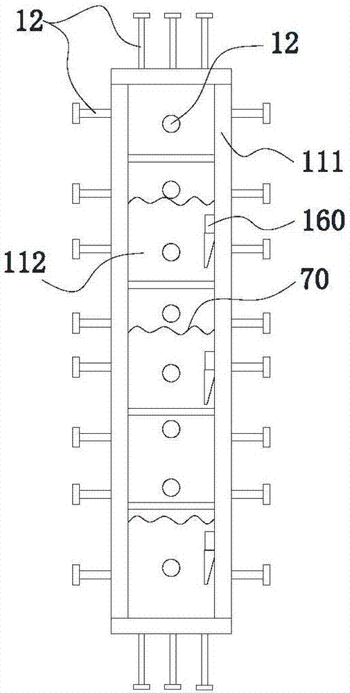 Flexible hinge device for arch bridge and arch bridge