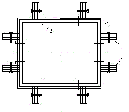A method for butt welding of box-shaped columns in a large factory building