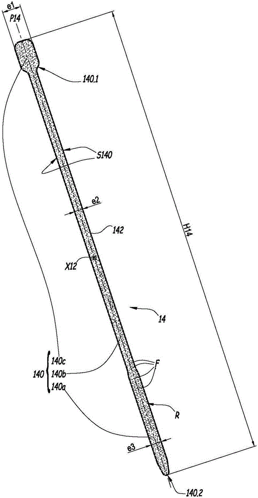 Blade for moving hooks of a jacquard mechanism and jacquard mechanism comprising such a blade