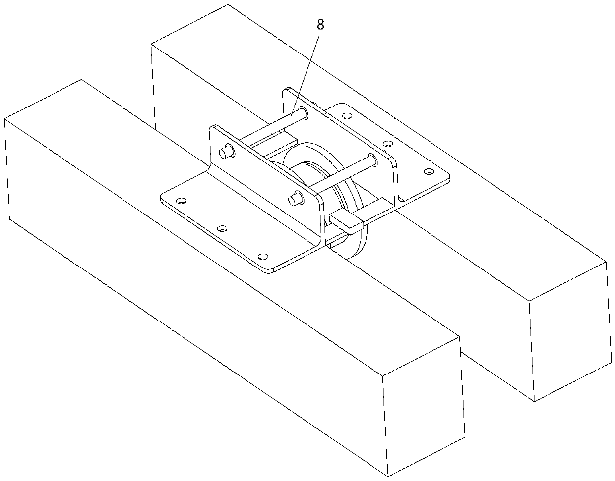 Steel wire rope anti-disengaging device