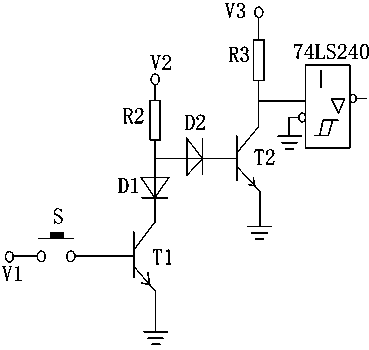 Signal input circuit for disaster prediction terminal