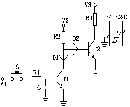 Signal input circuit for disaster prediction terminal