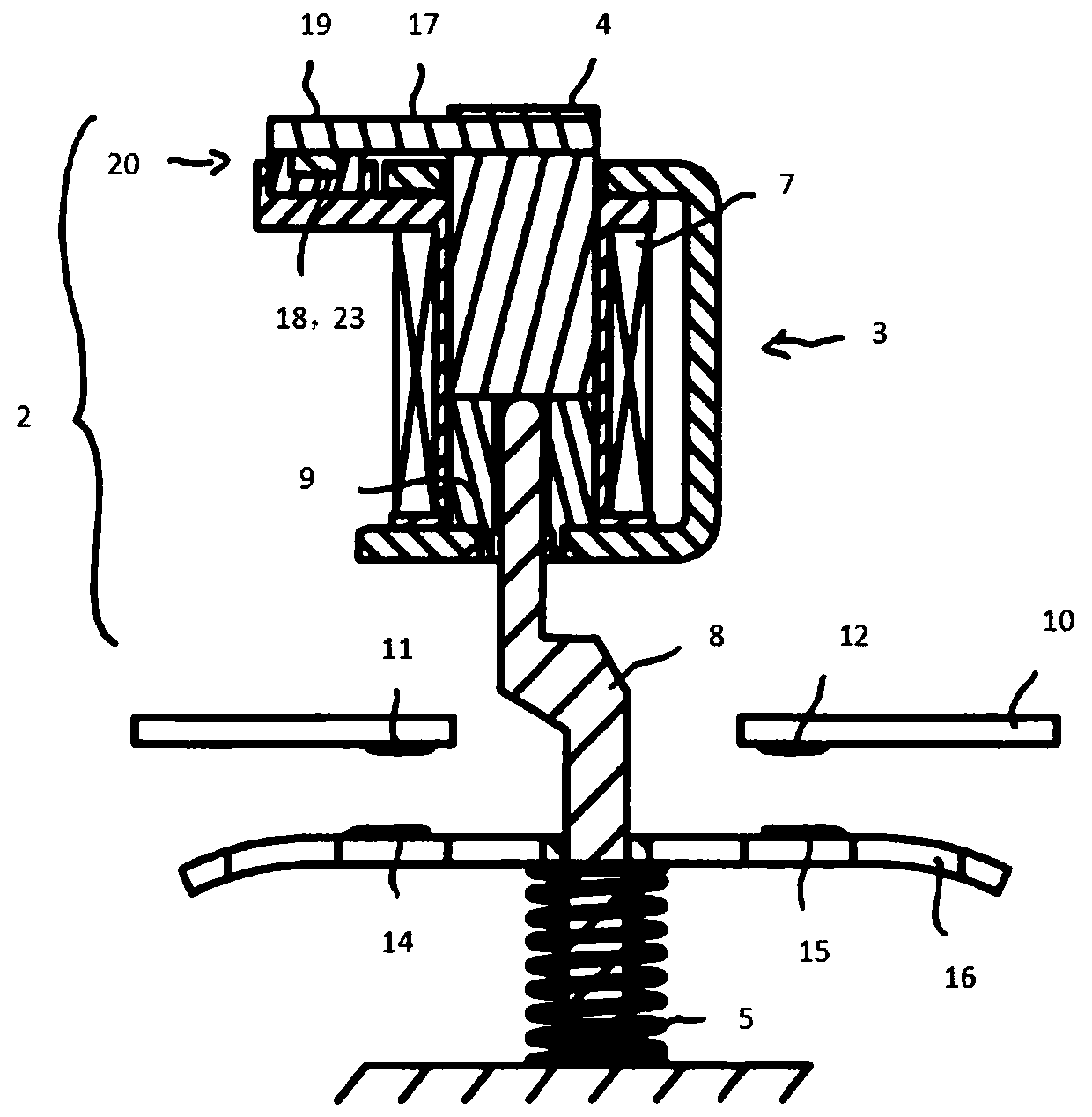 High-speed circuit breaker devices for breaking current paths in switchgear