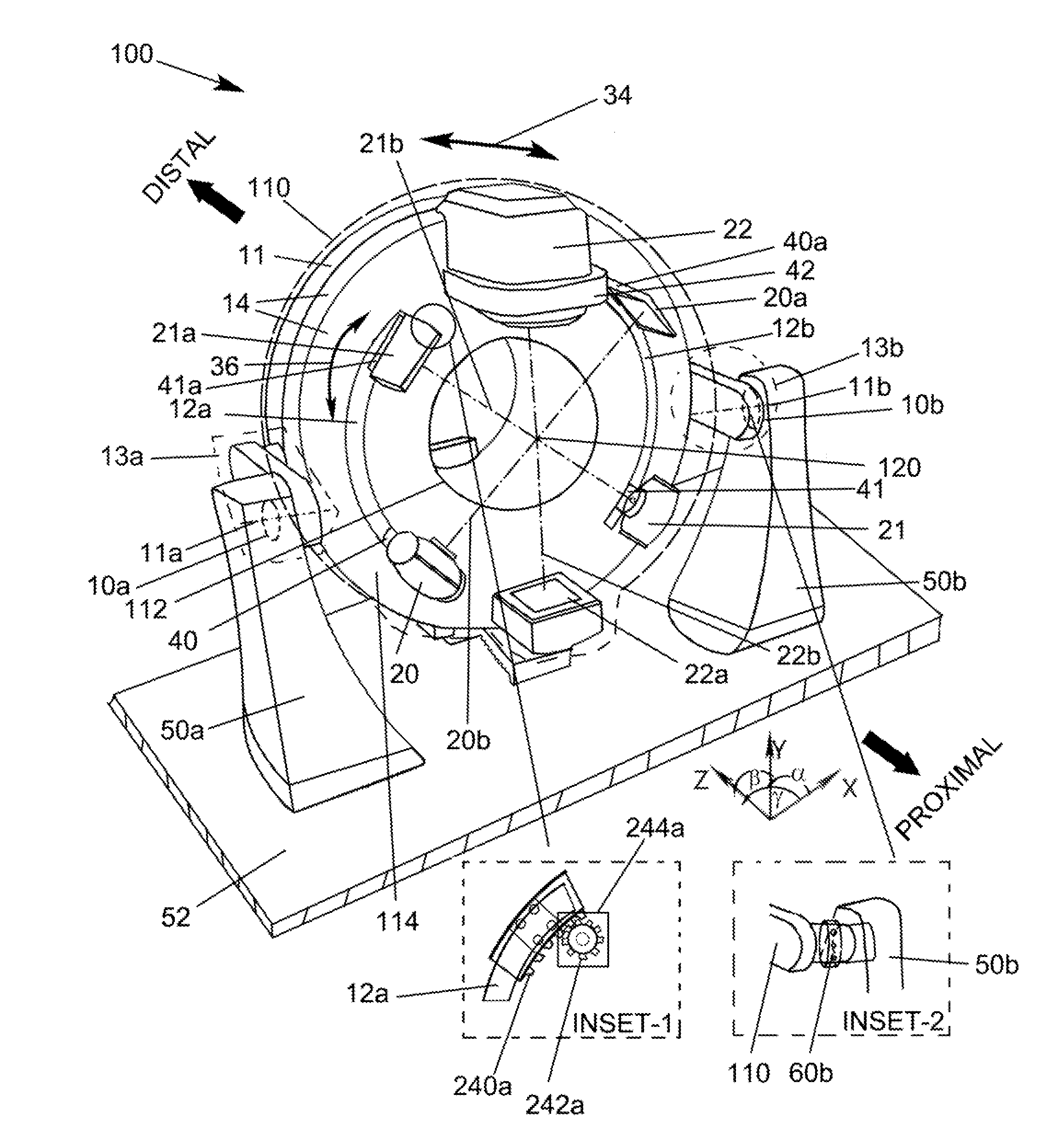 Spherical rotational radiation therapy apparatus