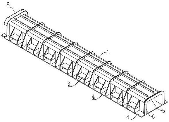 Reinforced seepage and drainage water collecting pipe and using method thereof