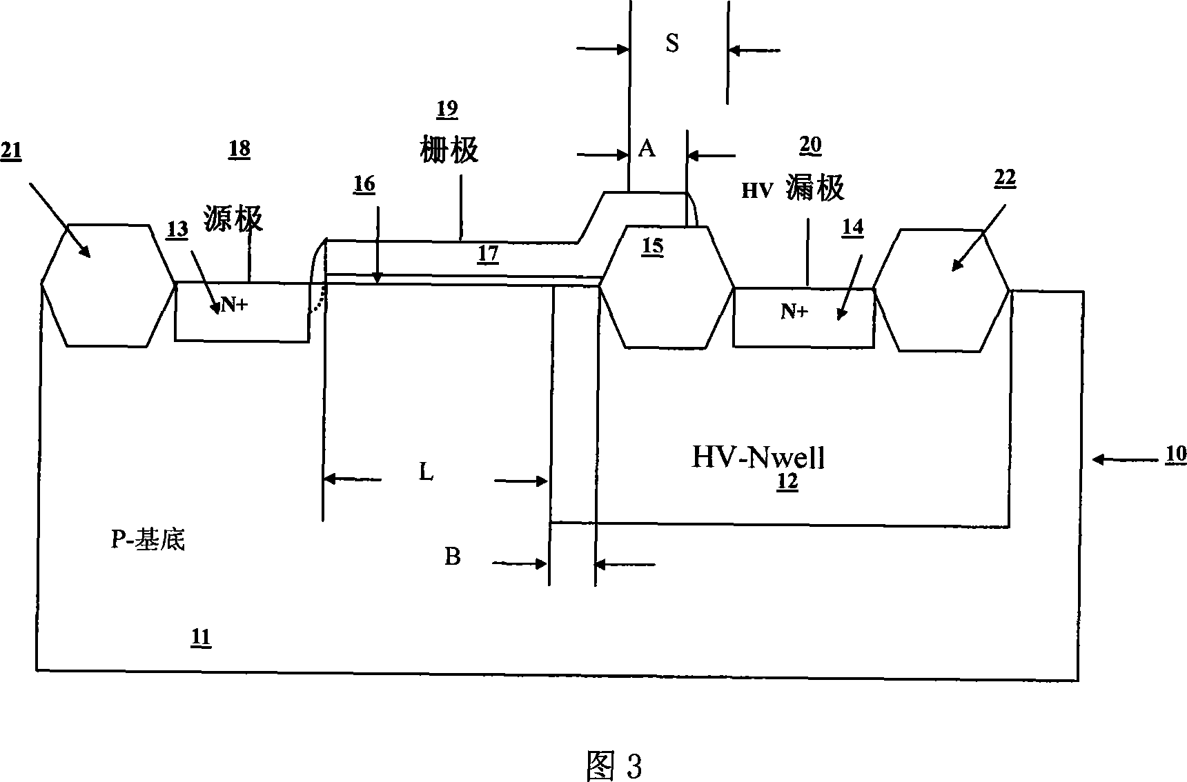 High-voltage MOSFET device