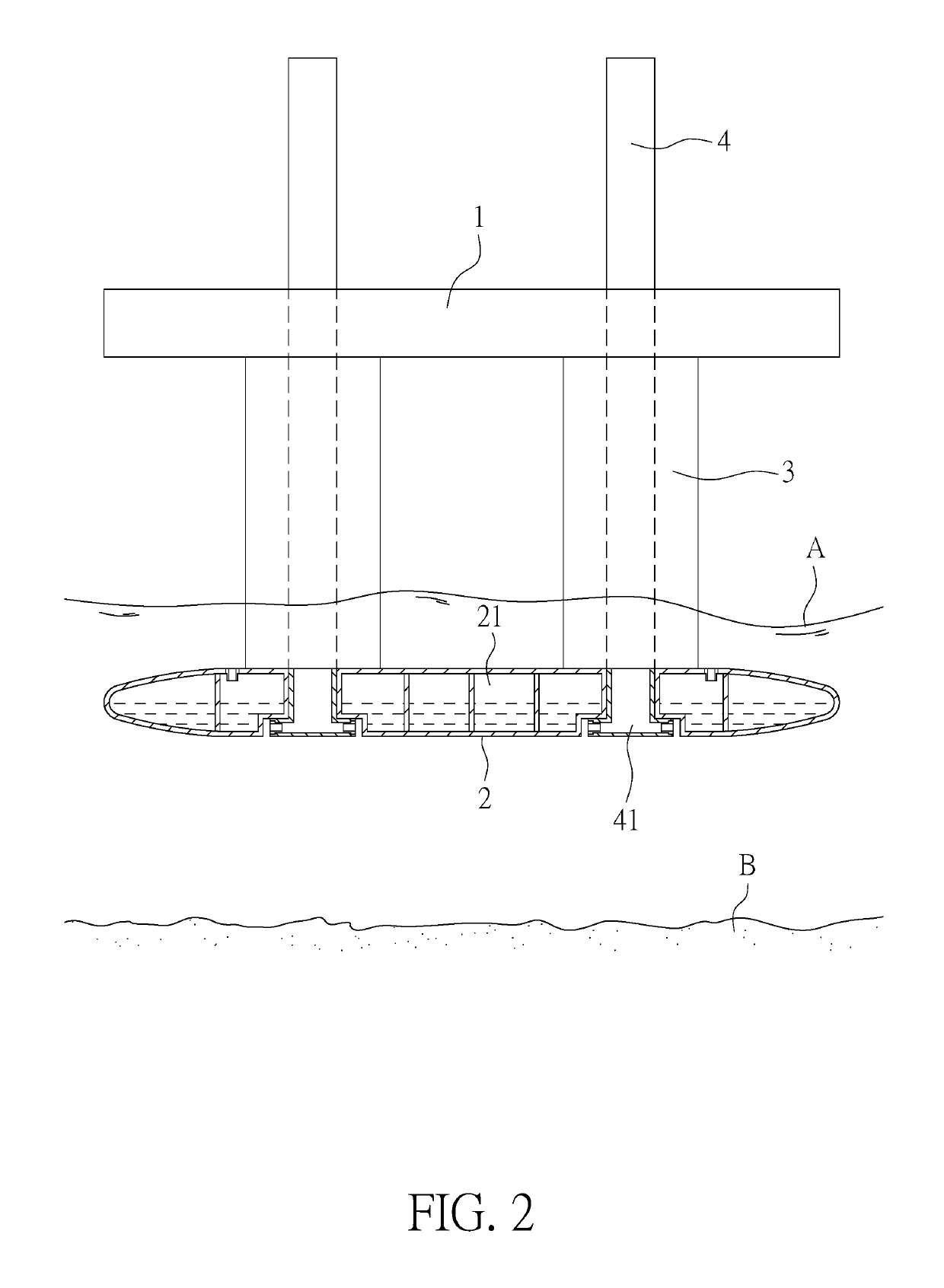 Offshore platform lifting device