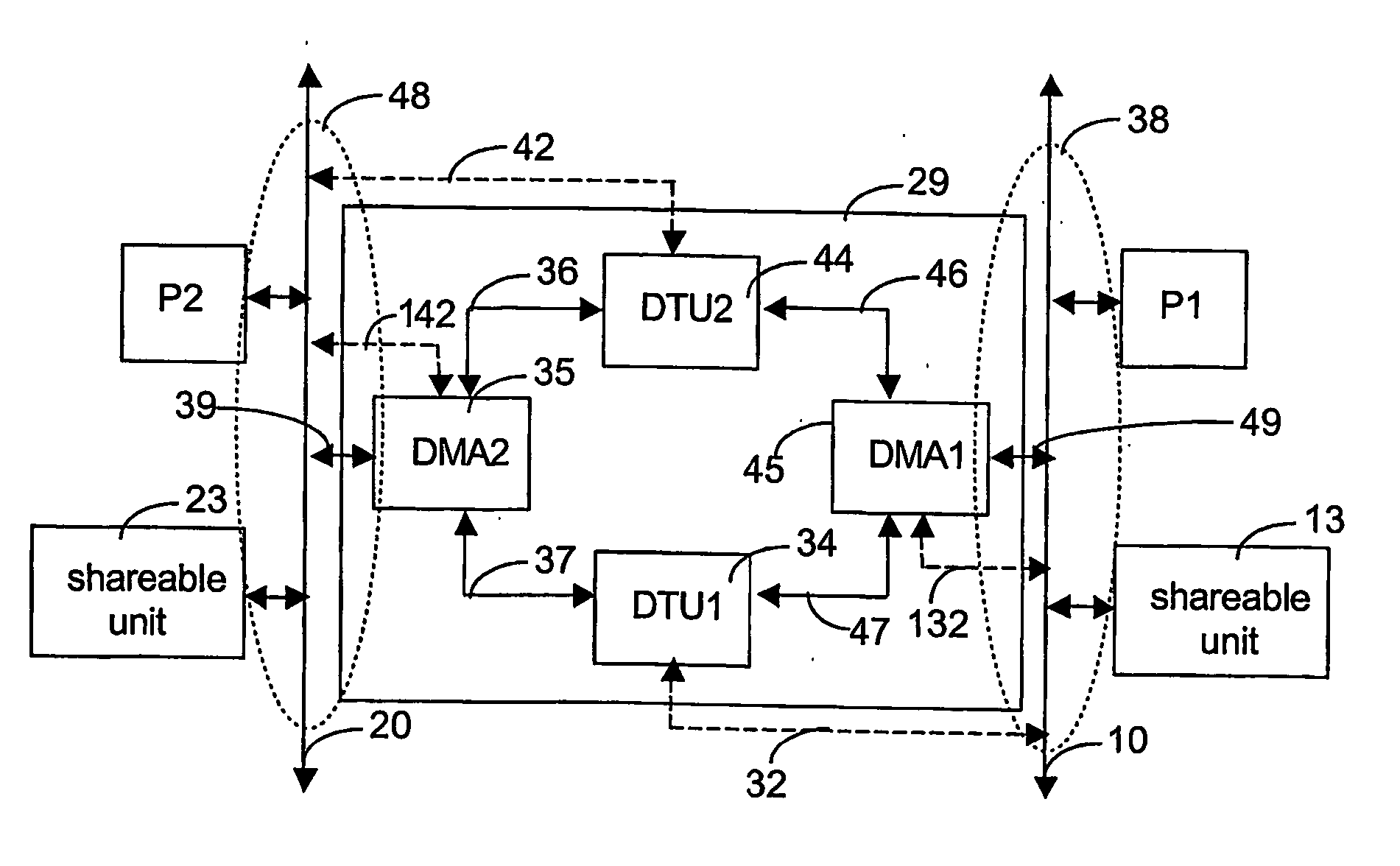 Inter-processor communication system for communication between processors