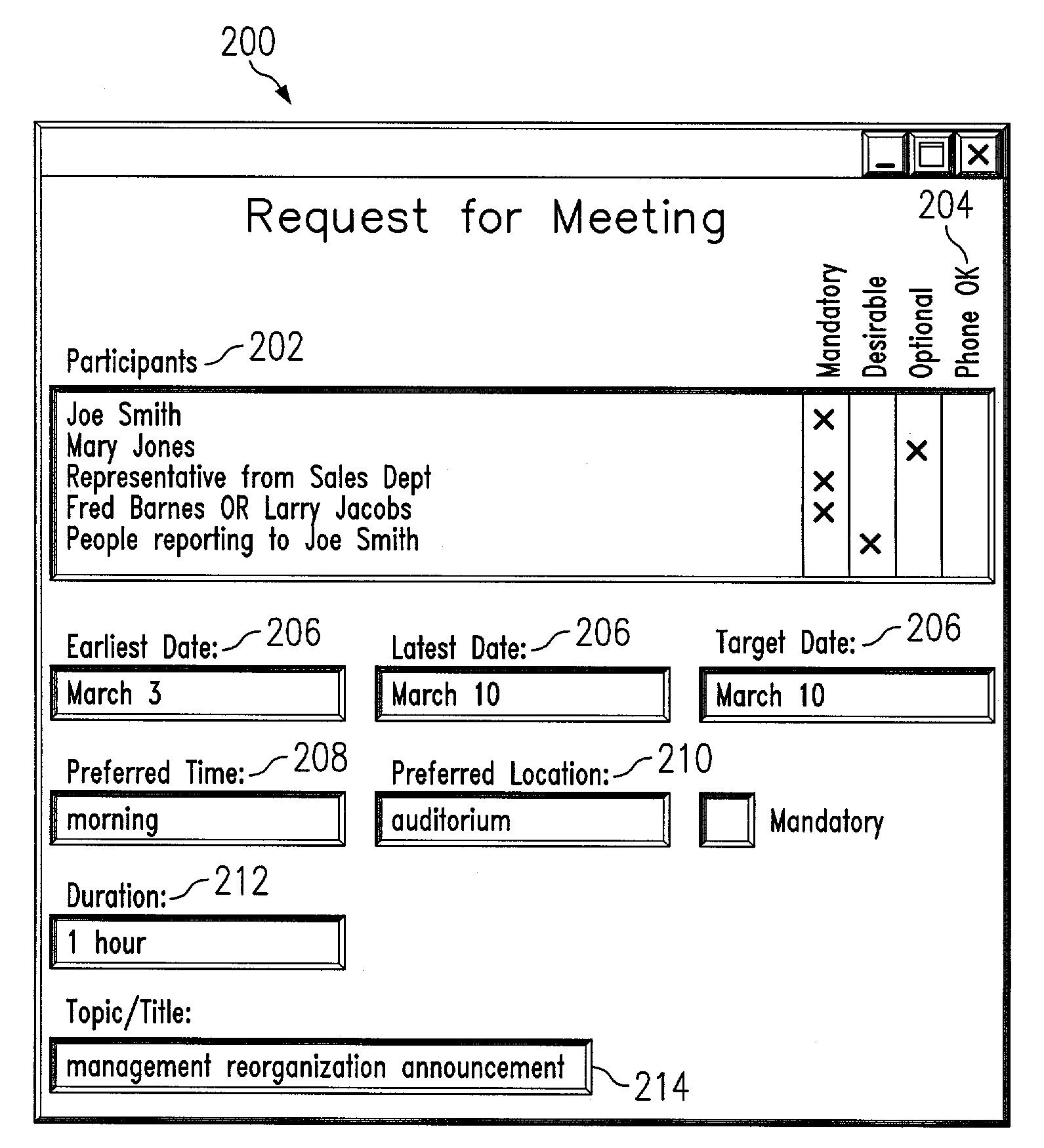 Event scheduling with optimization