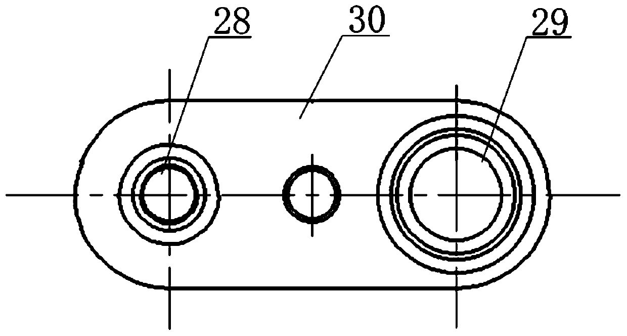 Forming process and mold of double-head pressure plate type "o" groove for automobile air-conditioning pipeline