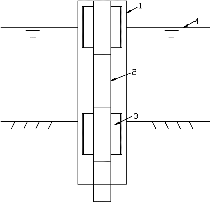Reinforced riser pipe combined structure and construction method thereof