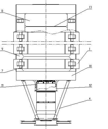 Segmental loaded tunneling testing apparatus of full-face tunnel boring machine