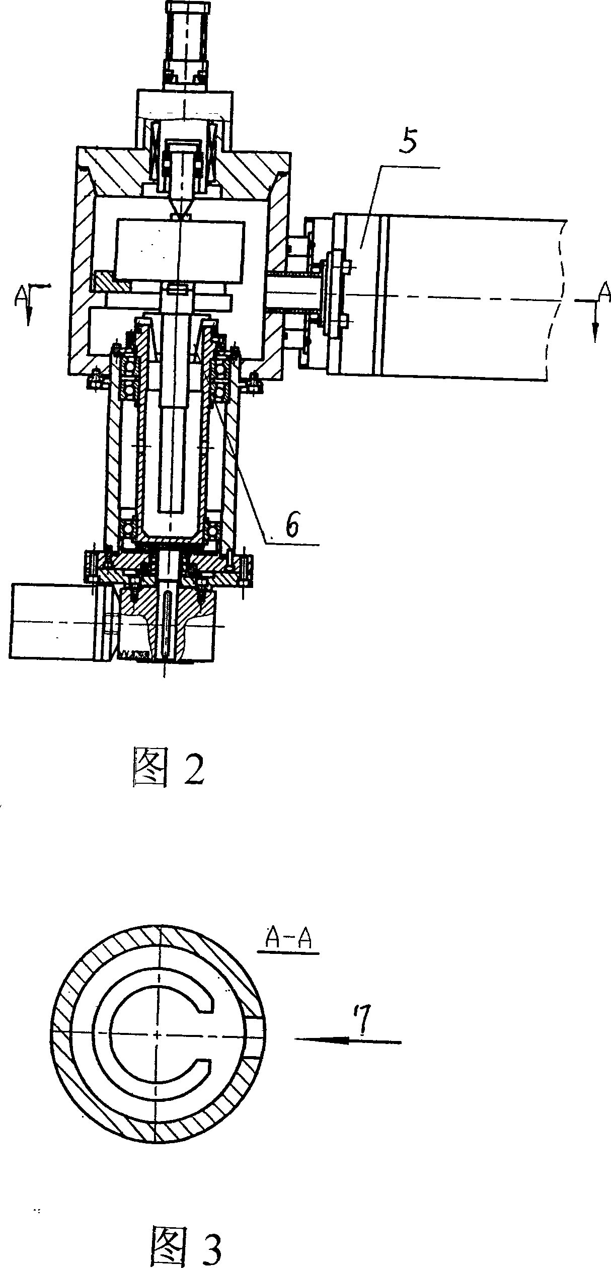 Electron bombardment welding turbine shaft, and producing technique