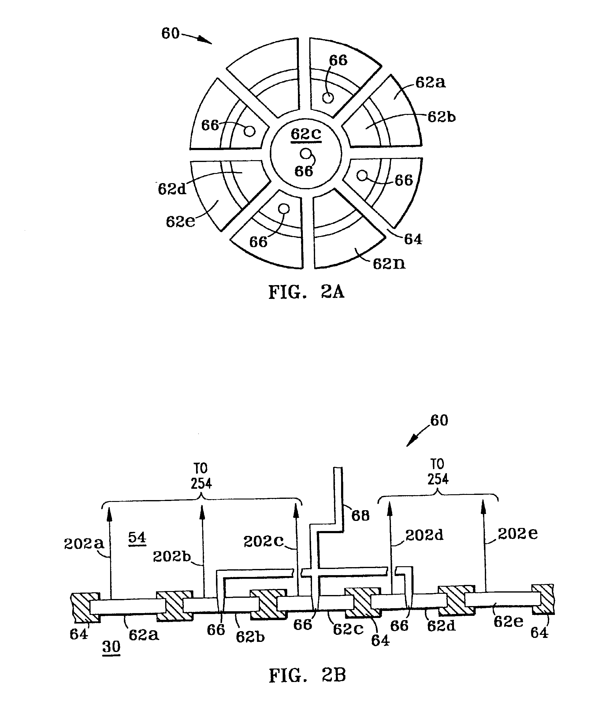 Control of power delivered to a multiple segment inject electrode