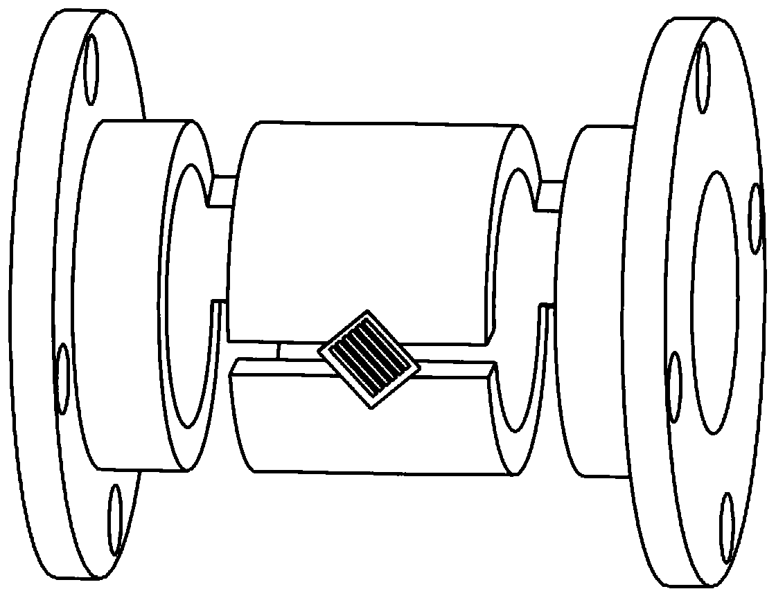 Split cylinder-type torque sensor