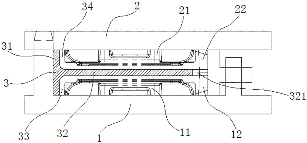 Stack casting method of sand covering modeling