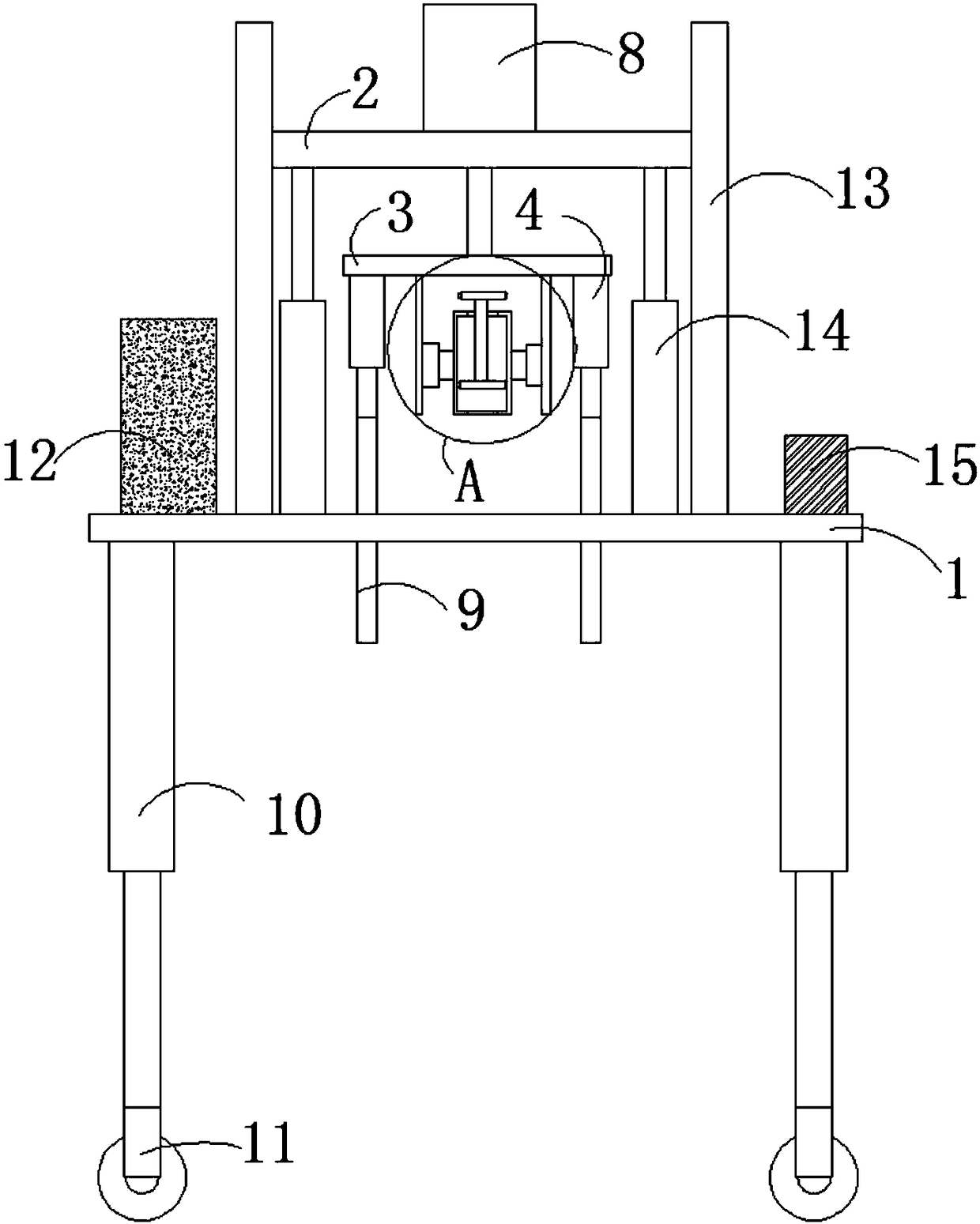 Sampling device in chemical synthesis process