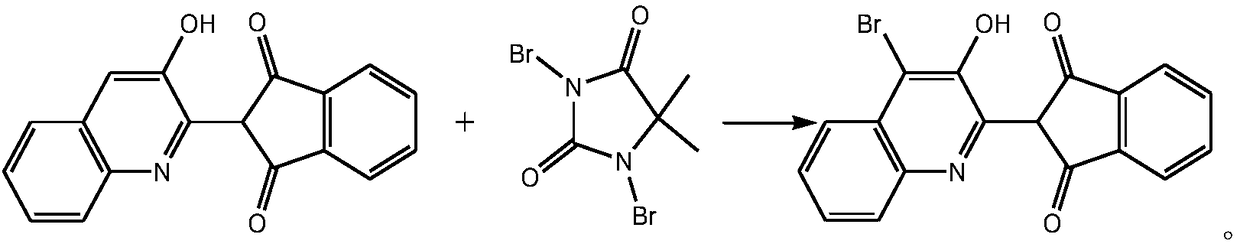 Preparation process of solvent dye