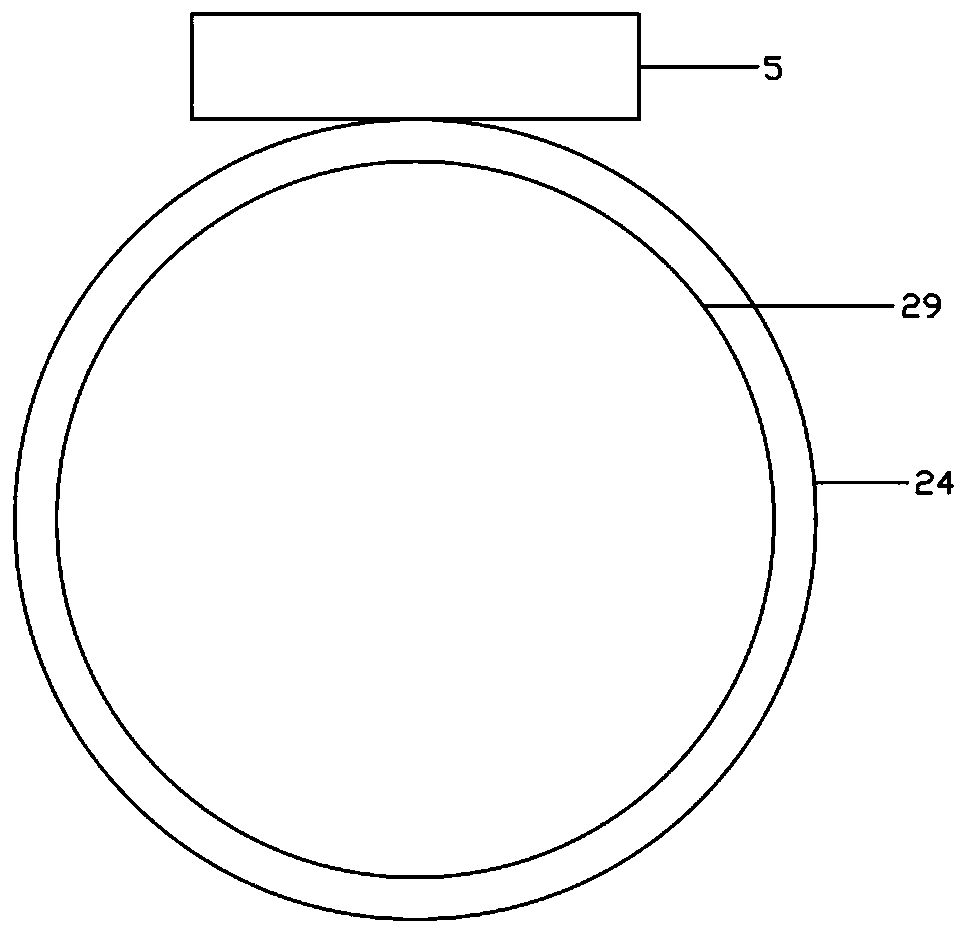 Waste gas desulfurization and denitrification treatment device