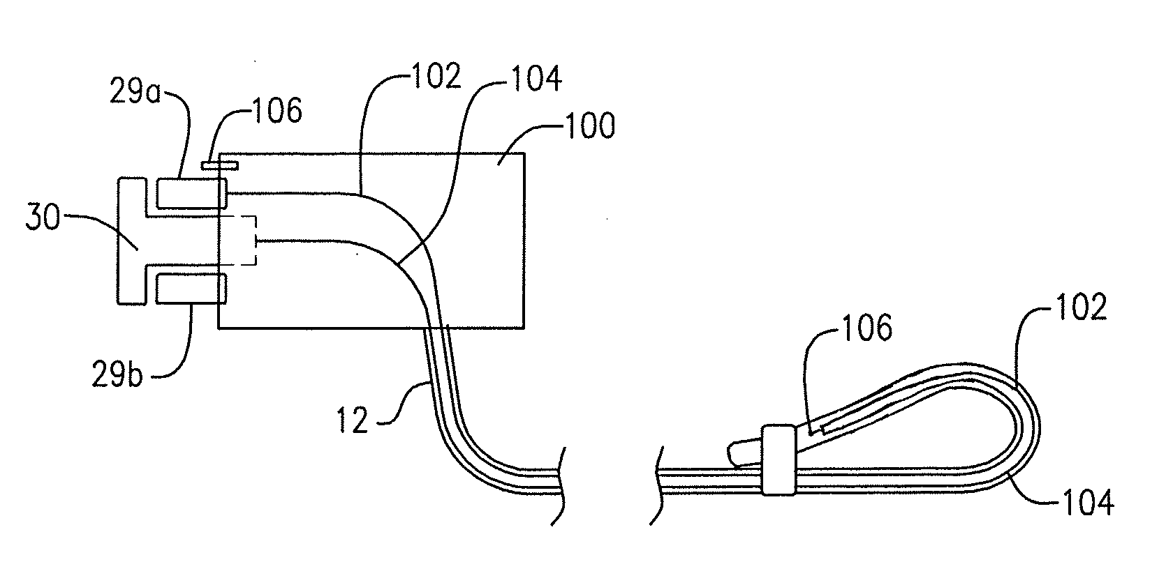 PCB mounted security slot