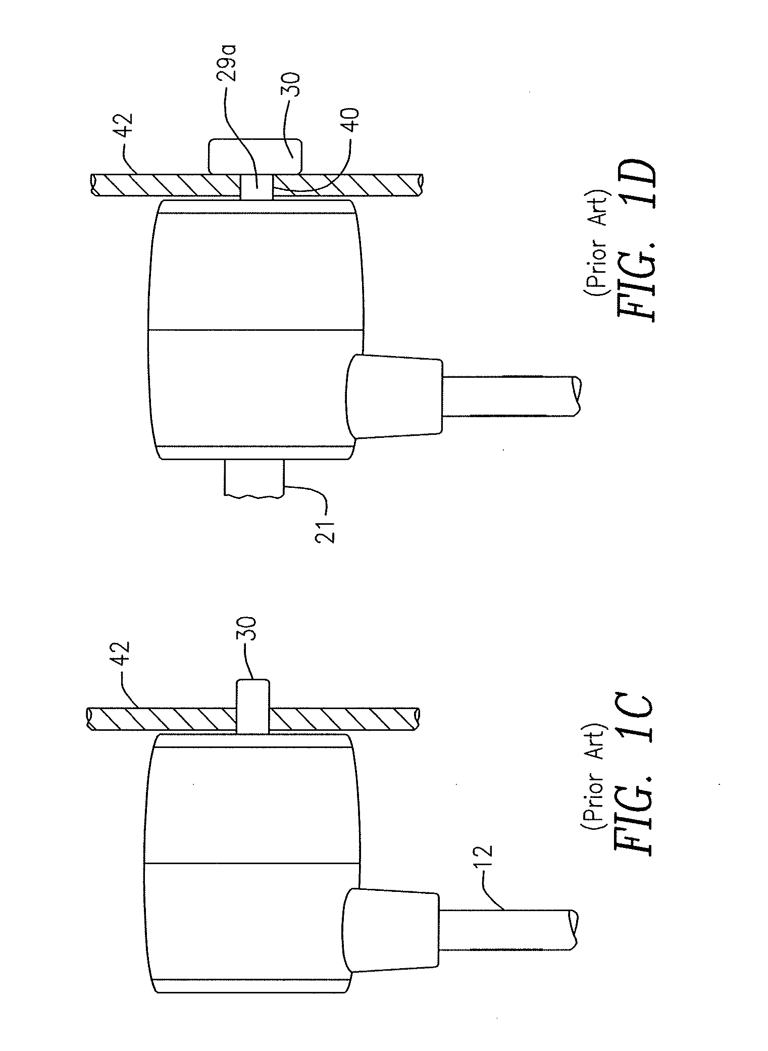 PCB mounted security slot