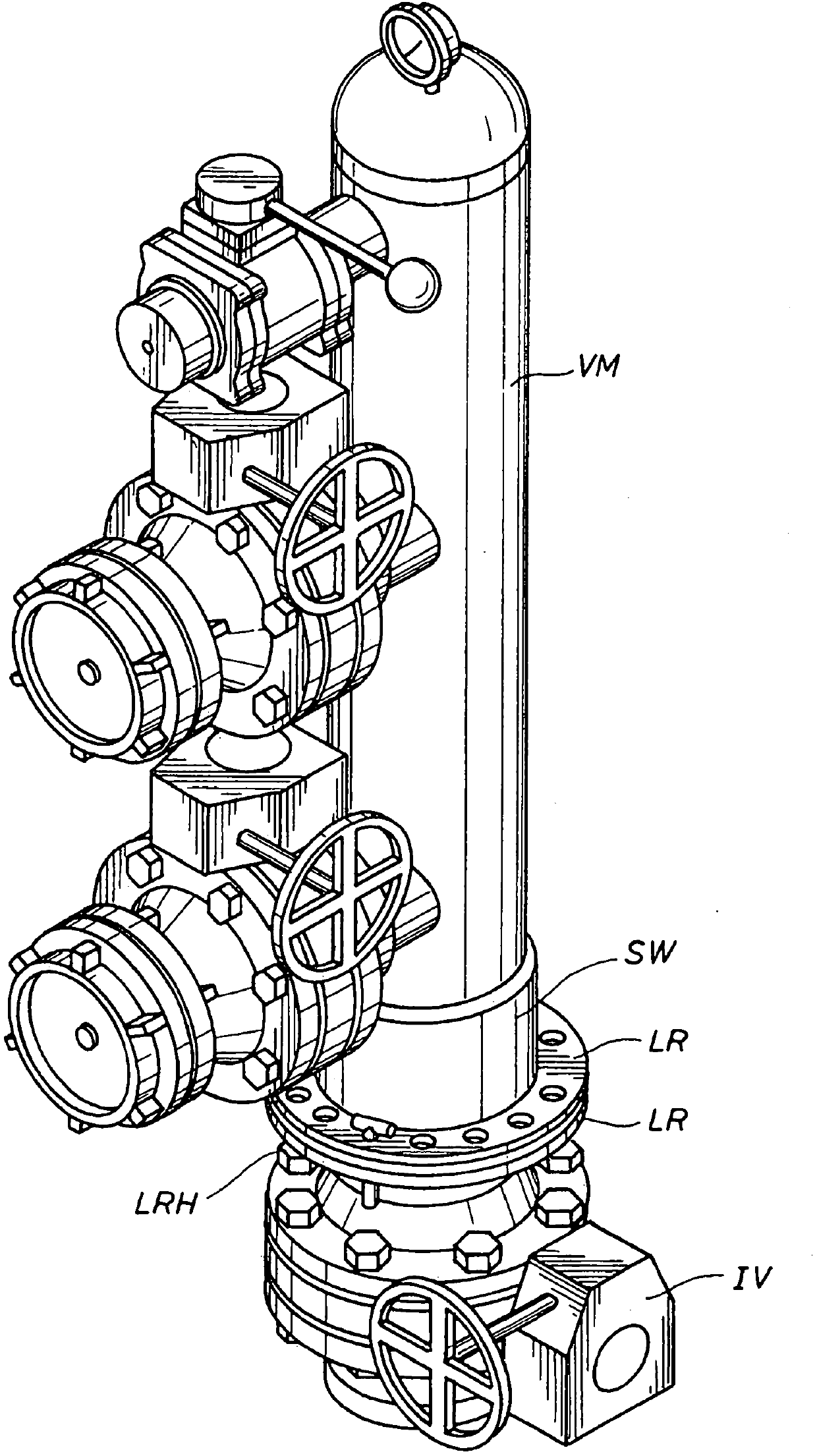 Swivel with or for hydrant manifold industrial fire fighting