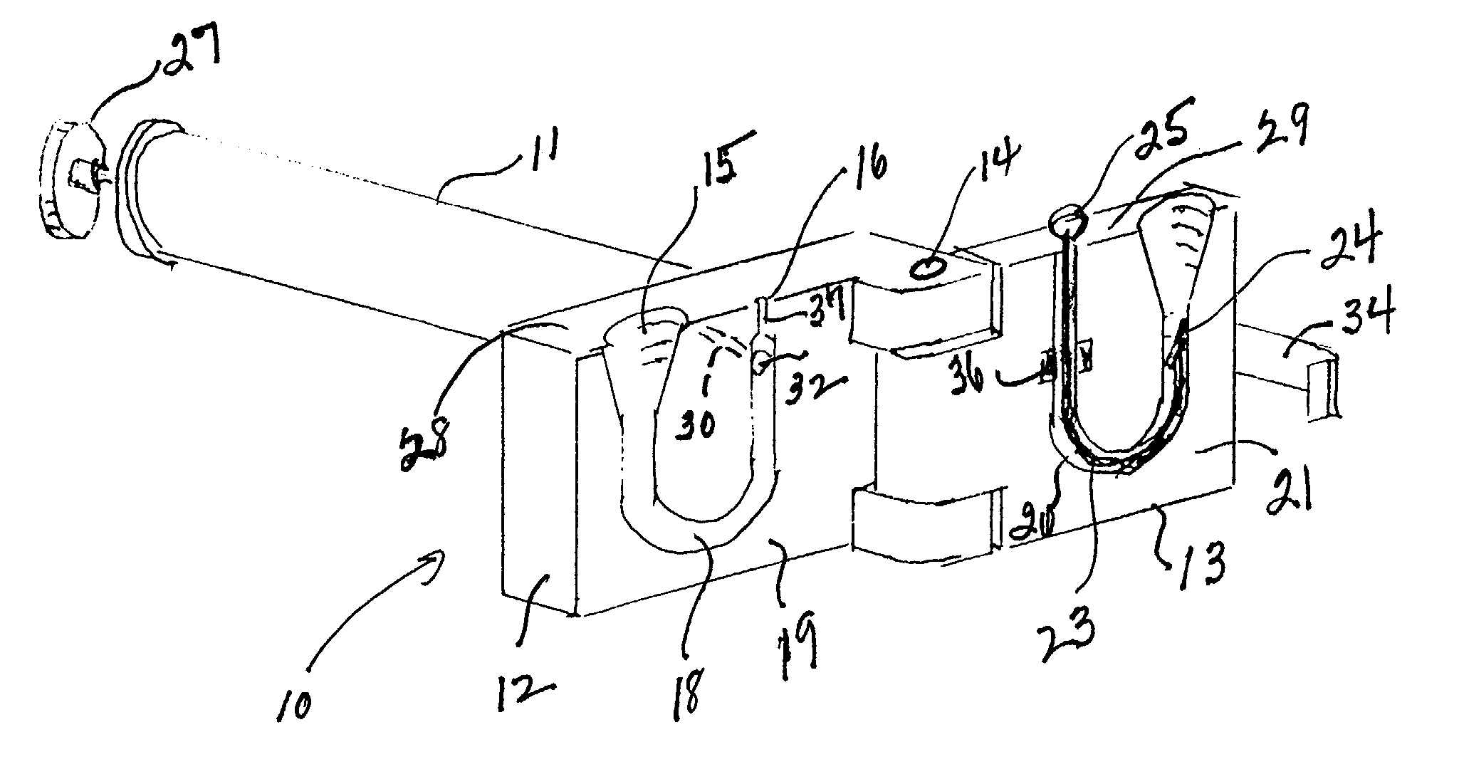 Hook baiting device