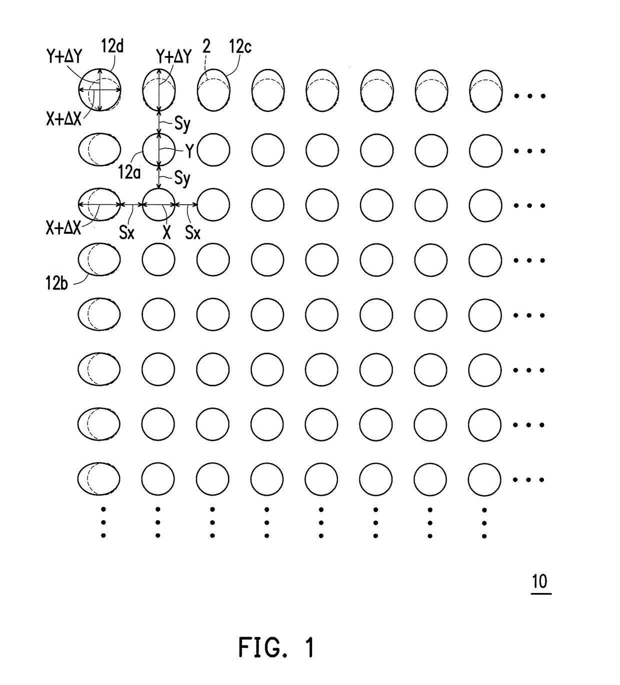 Patterned material layer and patterning method