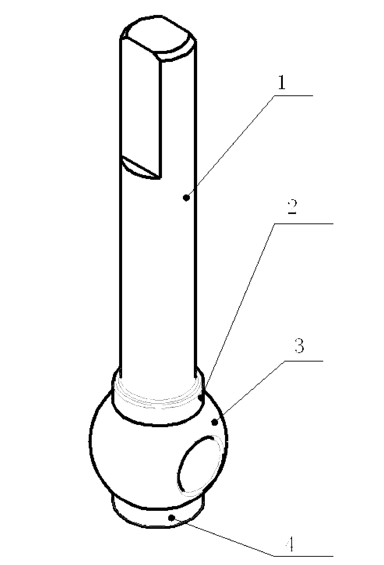 Balance trunnion type connection rod valve spool