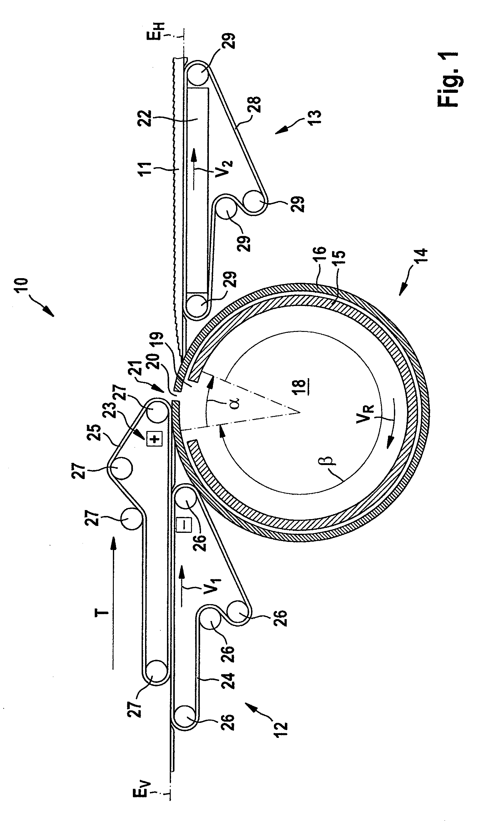 Apparatus and method for forming a stream of overlapping sheets or stacks of sheets