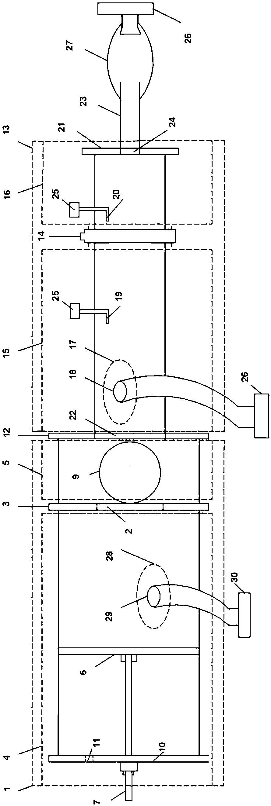 Detection device of obstructing performance of mask and detection method of detection device